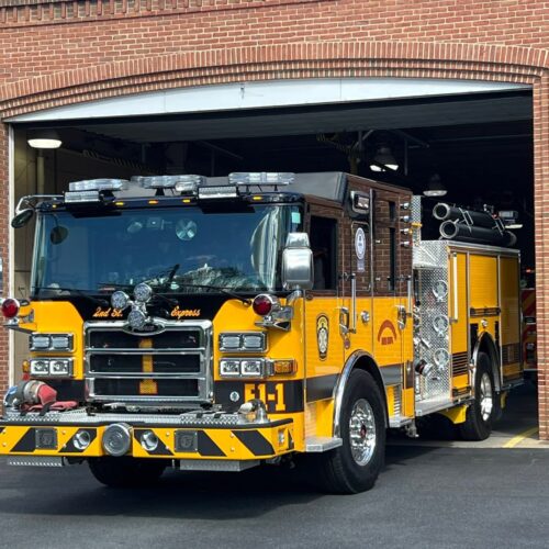2025 Pierce Enforce Engine goes in service