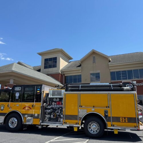 Smoke inside Medical Building