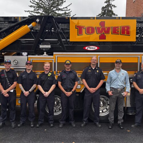 Senator Mastriano visits HQ Fire Station