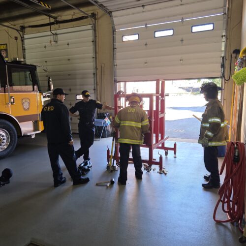 C Shift practices with Forcible Entry Techniques
