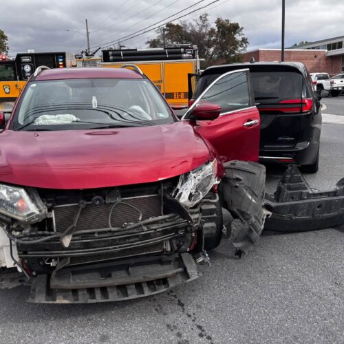 Vehicle accident at CASHS