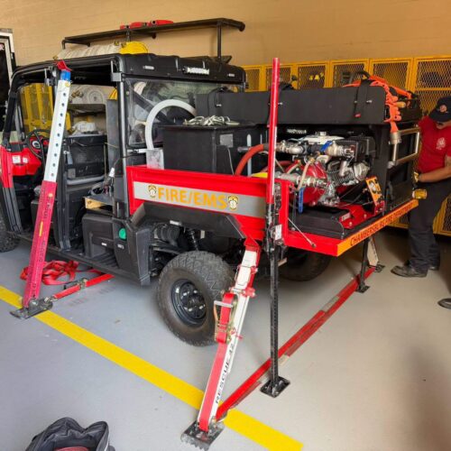 Vehicle stabilization and lifting Training
