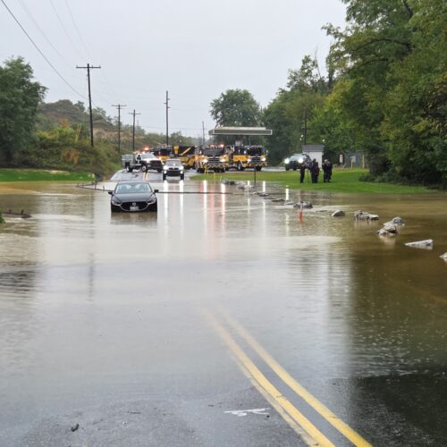 West Commerce Street Water Rescue